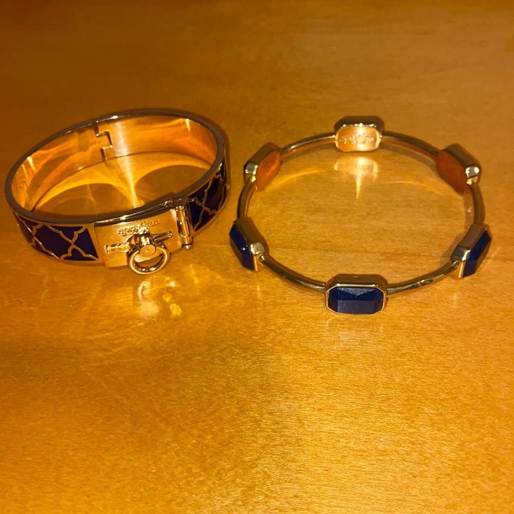 Spartina bangle bracelet duo gold